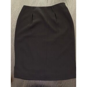 LEON MAX Limited Edition Black Ribbed Pencil Skirt Style‎ 2110G13 Cut 12288